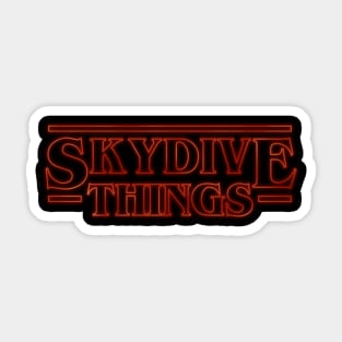 Skydive Things Sticker